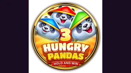 3 Hungry Pandas Hold and Win game artwork