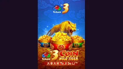 3 Coin Wild Tiger game artwork