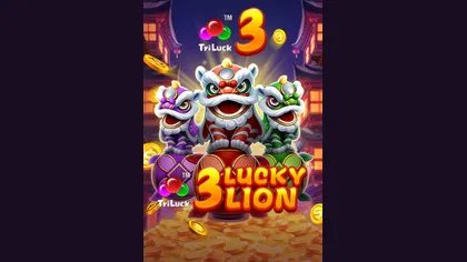 3 LUCKY LION game artwork
