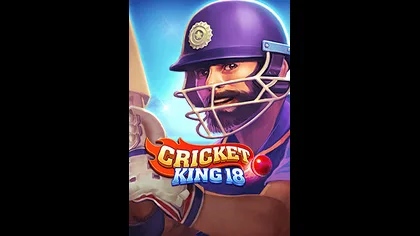 Cricket King 18 game artwork